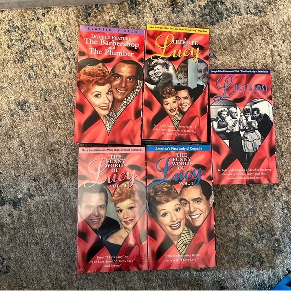 FUNNY WORLD OF LUCY COLLECTOR 5 SERIES VHS TAPES - Picture 3 of 8